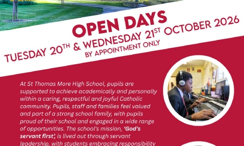 St Thomas More High School Open Days